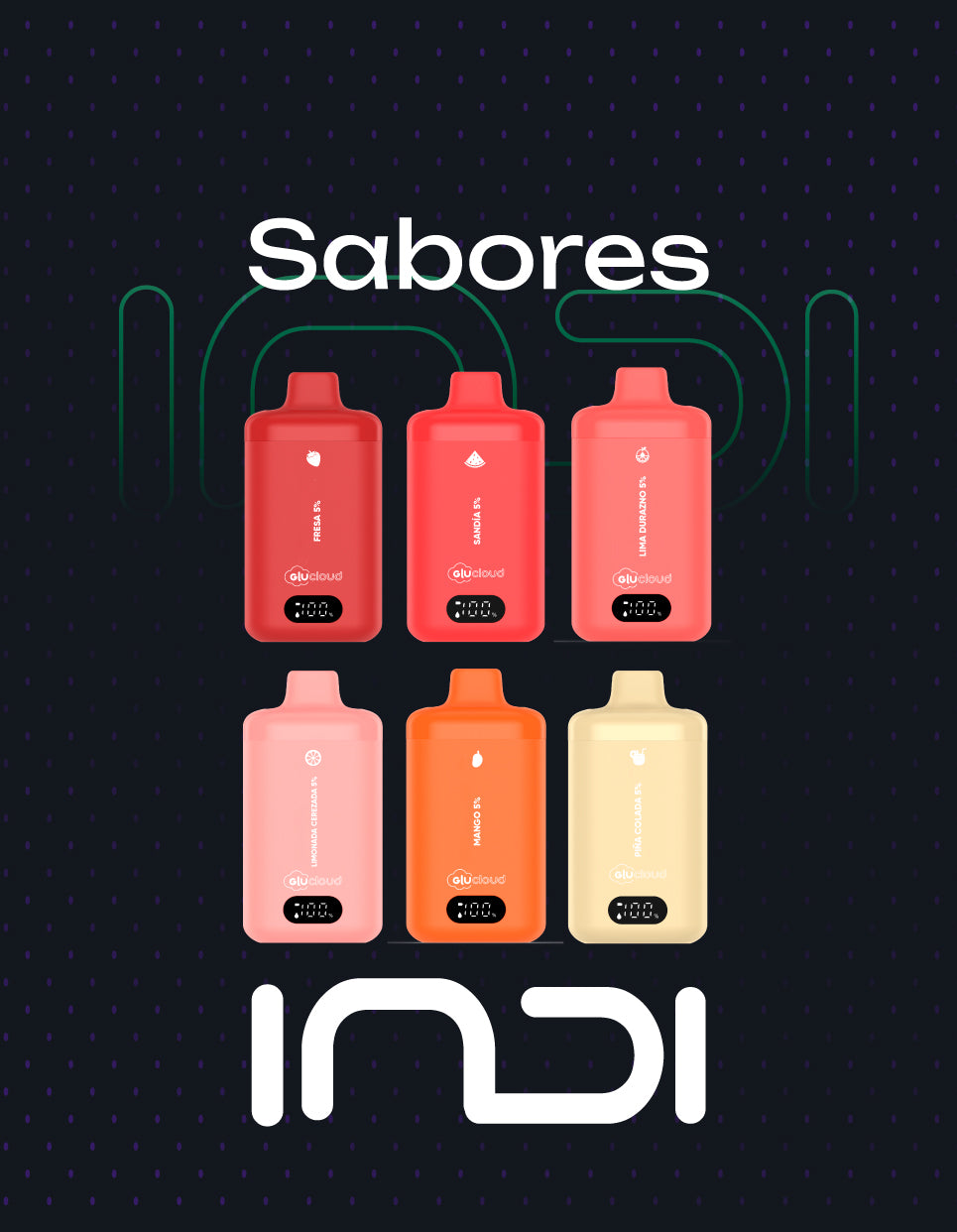 INDI: Vapeador desechable